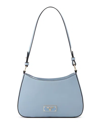 Nine West Designer Charmaine Shoulder Bag In Bluestone