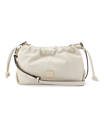 Nine West Designer Sudney Medium Crossbody Bag In Chic Cream