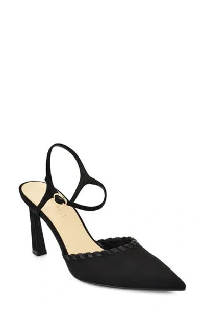 Nine West Dezo Faux Suede Pointed Toe Slingback Pump In Multi