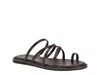 Nine West Digen Toe Loop Sandal In Brown