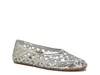 Nine West Dippy Flat In Silver