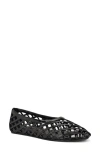 Nine West Dippy Woven Flat In Black