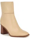 Nine West Dither Womens Zipper Square Toe Ankle Boots In Multi