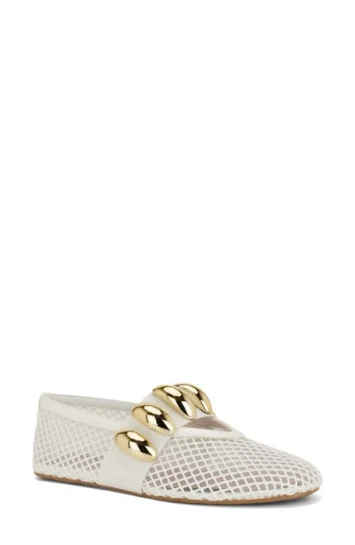 Nine West Dorra Mary Jane Flat In White
