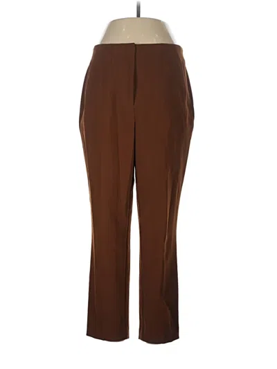 Pre-owned Nine West Dress Pants In Brown