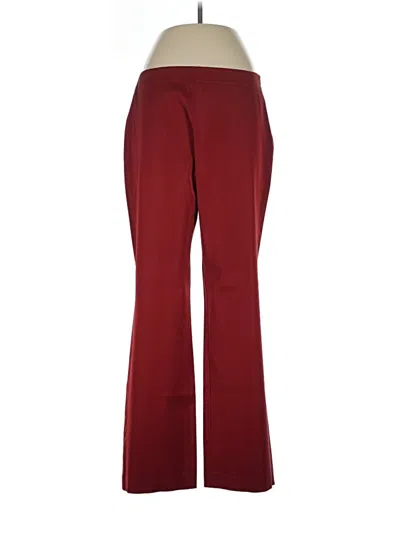 Pre-owned Nine West Dress Pants In Burgundy