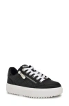 Nine West Dulah Low Top Sneaker In Black/black
