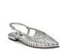 Nine West Duria Flat In Silver