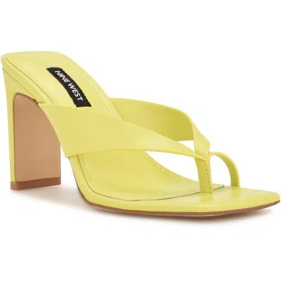Nine West Durlife 3 Womens Faux Leather Square Toe Heels In Green