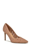 Nine West Elbeew Pointed Toe Pump In Brown