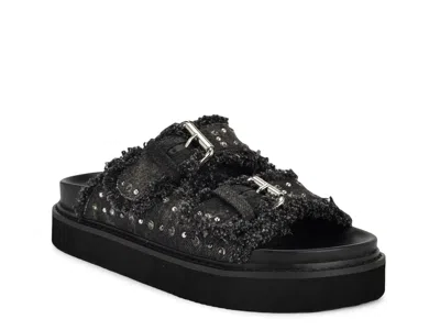 Nine West Eleny Platform Sandal In Black