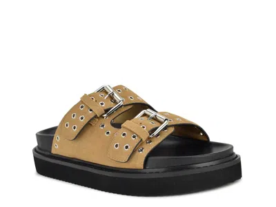 Nine West Eleny Platform Sandal In Brown