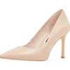 NINE WEST EMMALA WOMENS LEATHER POINTED TOE HEELS