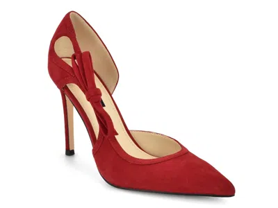 Nine West Famila Pump In Red