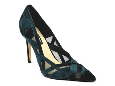 Nine West Farella Pump In Blue
