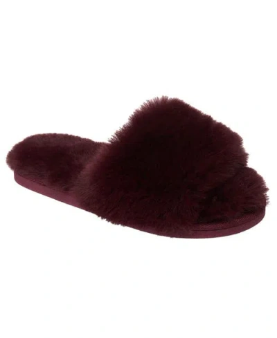 Nine West Faux Fur Slippers In Multi