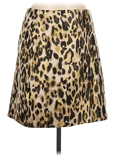 Nine West Faux Leather Skirt In Multi