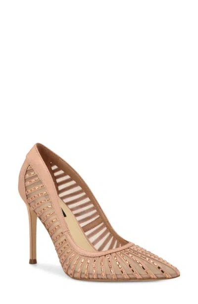 Nine West Feresah Pointed Toe Pump In Pink