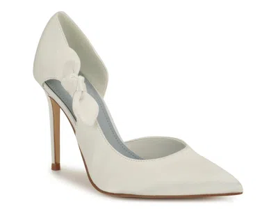 Nine West Fhalon Pump In White