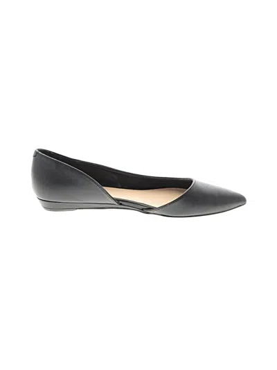 Pre-owned Nine West Flats In Black