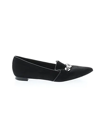 Pre-owned Nine West Flats In Black