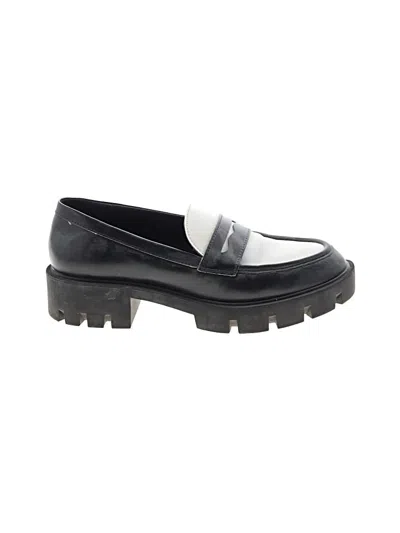 Pre-owned Nine West Flats In Black