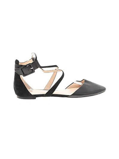 Pre-owned Nine West Flats In Black