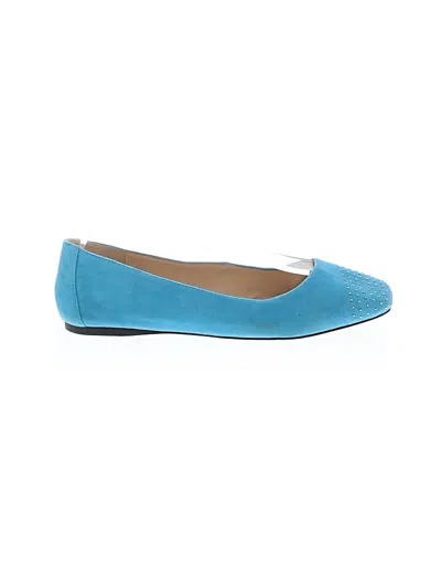 Pre-owned Nine West Flats In Blue