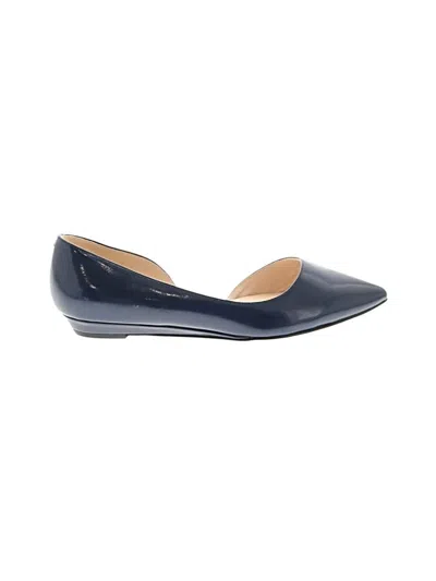 Pre-owned Nine West Flats In Blue