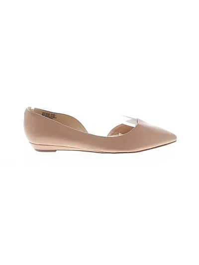 Pre-owned Nine West Flats In Brown