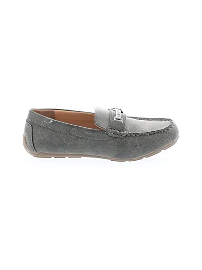 Pre-owned Nine West Flats In Gray