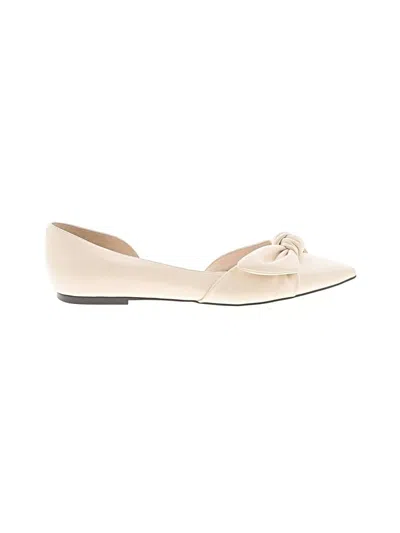 Pre-owned Nine West Flats In Ivory