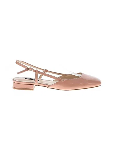 Pre-owned Nine West Flats In Pink