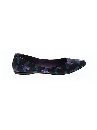 Pre-owned Nine West Flats In Purple