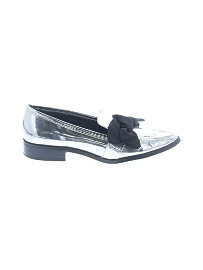 Pre-owned Nine West Flats In Silver
