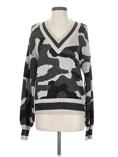Pre-owned Nine West Fleece Jacket In Gray
