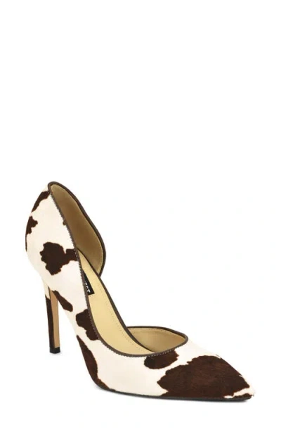 NINE WEST NINE WEST FOLOWE GENUINE CALF HAIR D'ORSAY PUMP