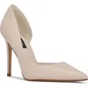 Nine West Folowe Half D'orsay Pump In Ivory