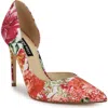 Nine West Folowe Half D'orsay Pump In White 146