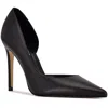 Nine West Folowe Womens Pointed Toe Leather Pumps In Black