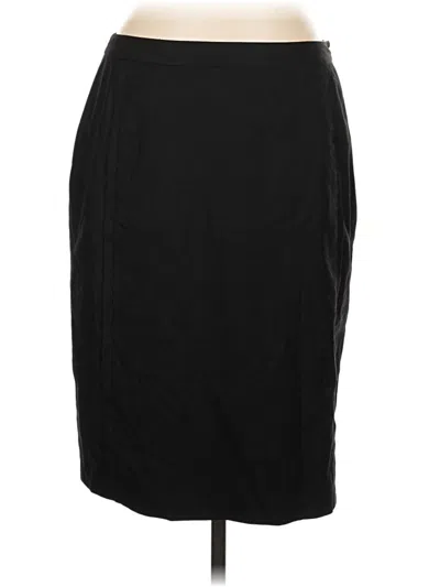 Pre-owned Nine West Formal Skirt In Black