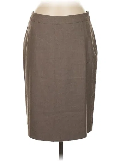 Pre-owned Nine West Formal Skirt In Brown