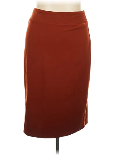 Pre-owned Nine West Formal Skirt In Brown