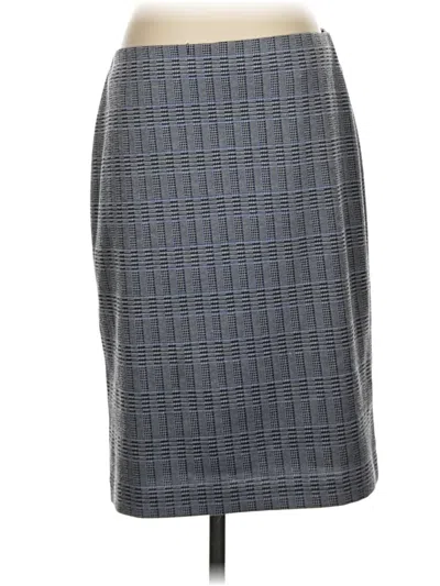 Pre-owned Nine West Formal Skirt In Gray