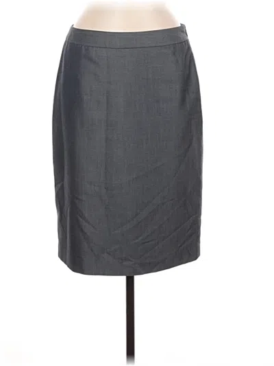 Pre-owned Nine West Formal Skirt In Gray