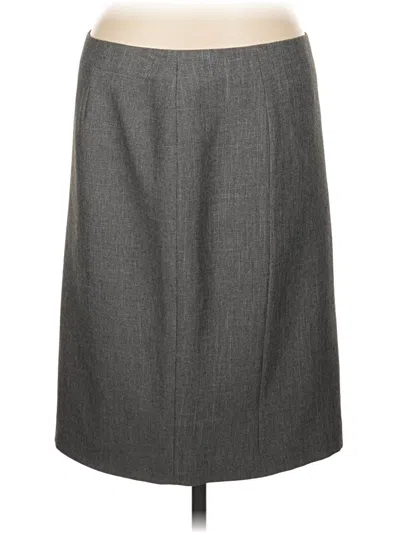 Pre-owned Nine West Formal Skirt In Gray
