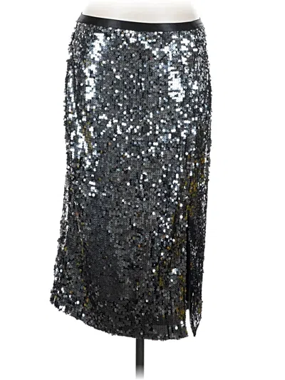 Pre-owned Nine West Formal Skirt In Silver