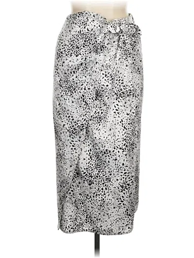 Pre-owned Nine West Formal Skirt In Silver