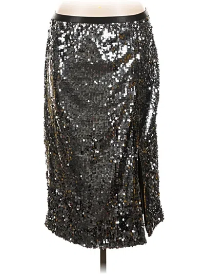 Pre-owned Nine West Formal Skirt In Silver