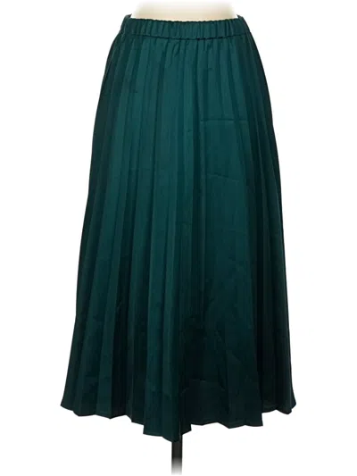 Pre-owned Nine West Formal Skirt In Teal